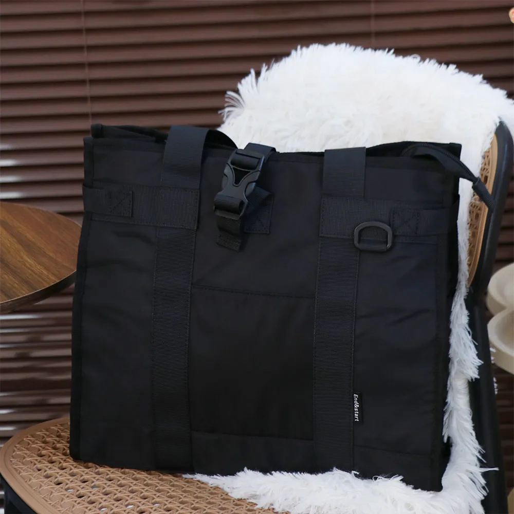 Large Capacity Oxford Briefcase Multi-functional Waterproof Oxford Crossbody Bag Portable Solid Color Men Handbag Travel