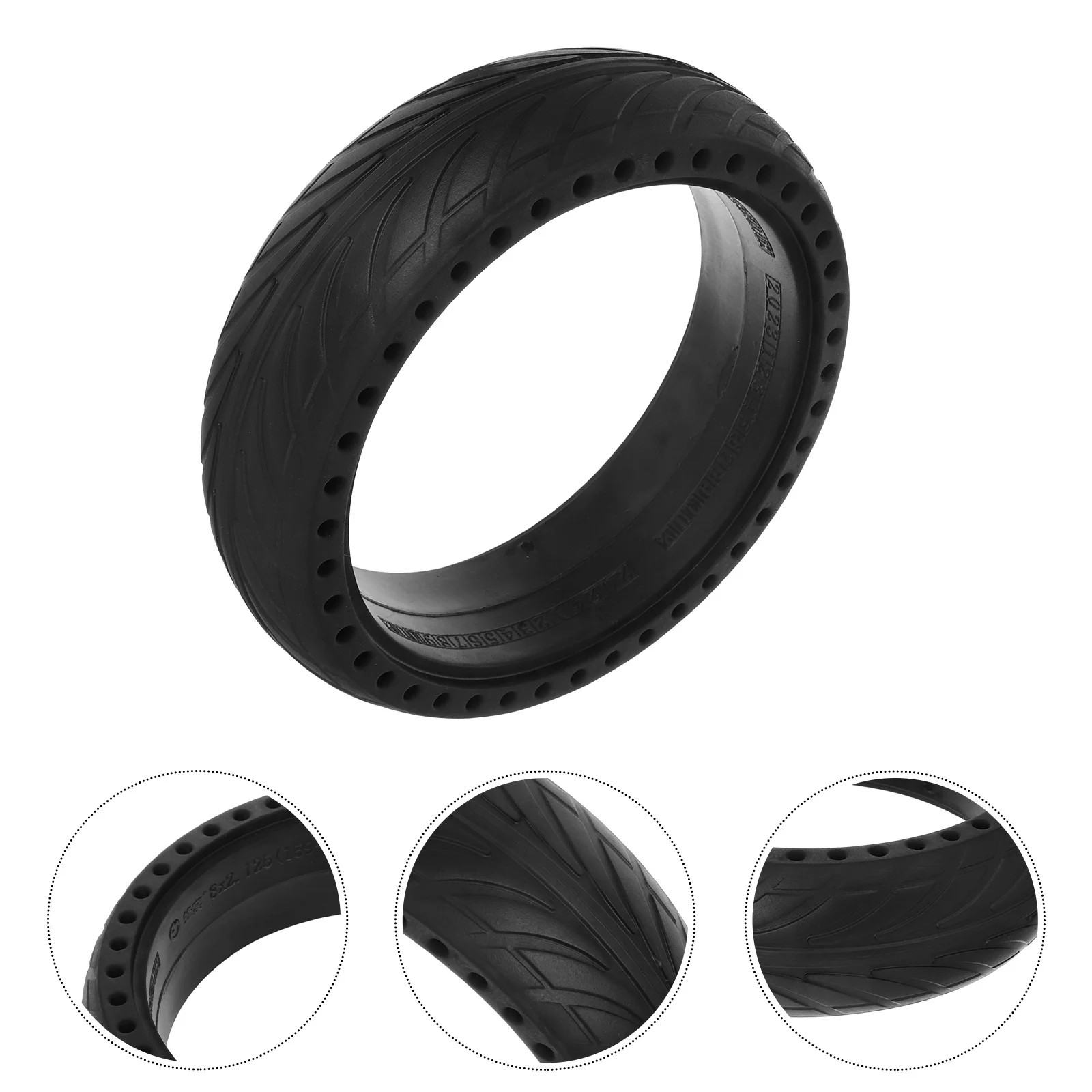 

1pcs Wear-Resistant Puncture-Proof Honeycomb Rubber Tire For Electric Scooter Replacement Wheel Shock Absorbing