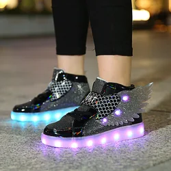 2024 Luminous Shoes Kids Shoes for Girls Children Casual Shoes Board Shoe for Boy Kids Casual Shoe Baby Girl Shoe Tenis De Mujer