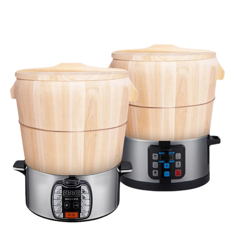 Zws Electric Steamer Bottom Pot Household Wooden Barrel Rice Cooker Base Rice Cooking Electric Chafing Dish