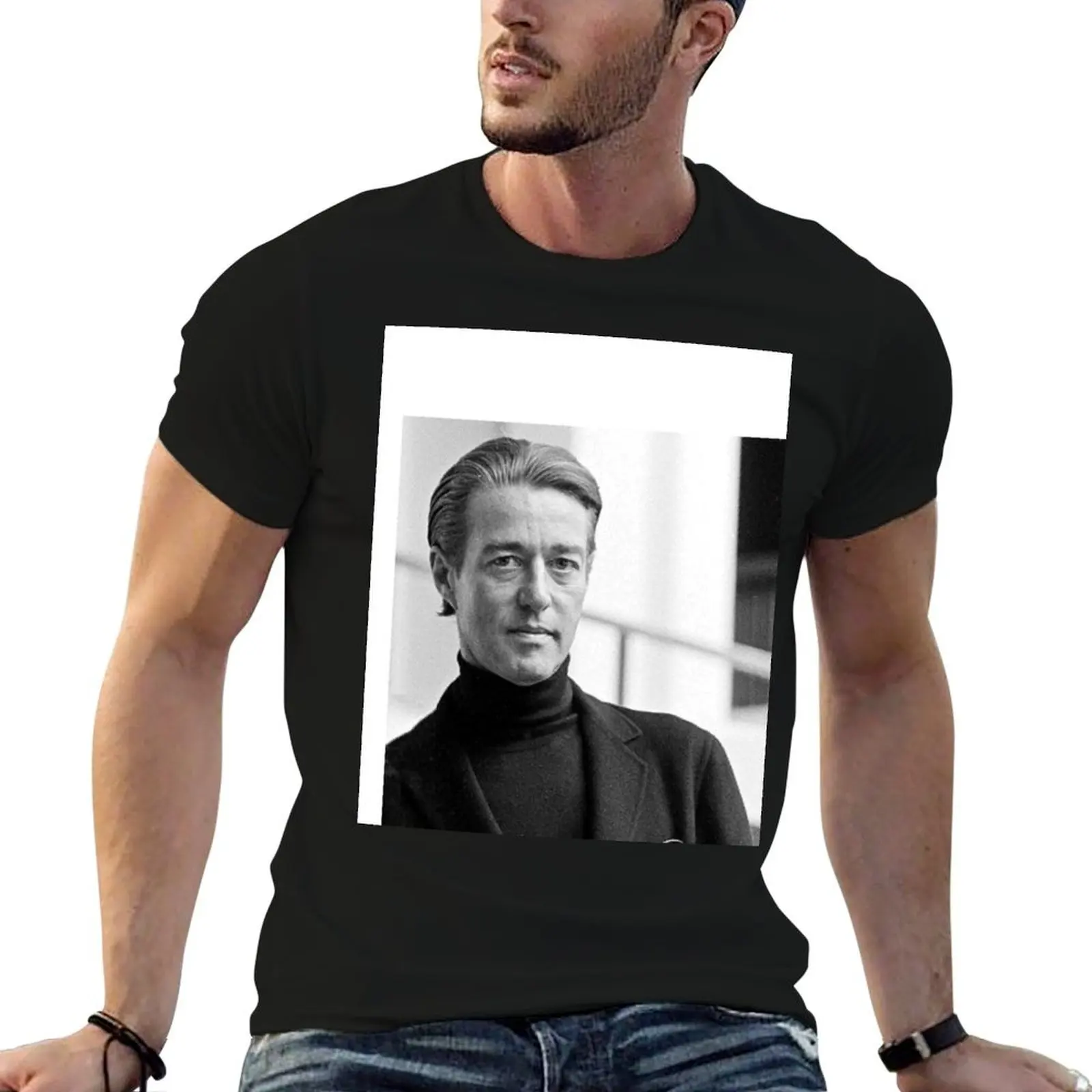 Camiseta HALSTON para hombre, camiseta gráfica, camisetas para hombre, camiseta gráfica vintage para hombre, camiseta de algodón