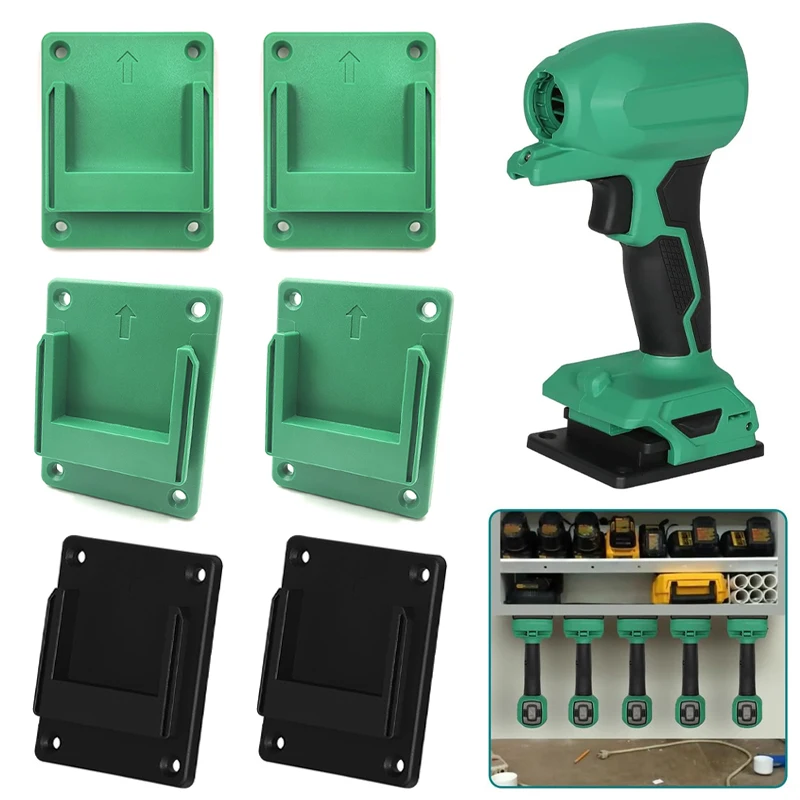 5Packs Tool Holder Dock Mount for Hitachi/Hikoki/Metabo 18V-36V Fixing Devices Drill Holder Machine Storage Bracket Stand Slots