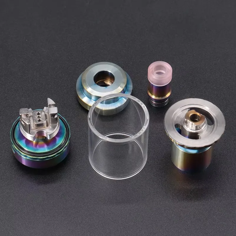 E-Physical Siren 2 GTA MTL-Atomiseurs de Vape Reflowdable Précieux, Réglage du Flux d'Air Astronomique, Mèche Facile, 2ml, 4.5ml, 22mm, 24mm