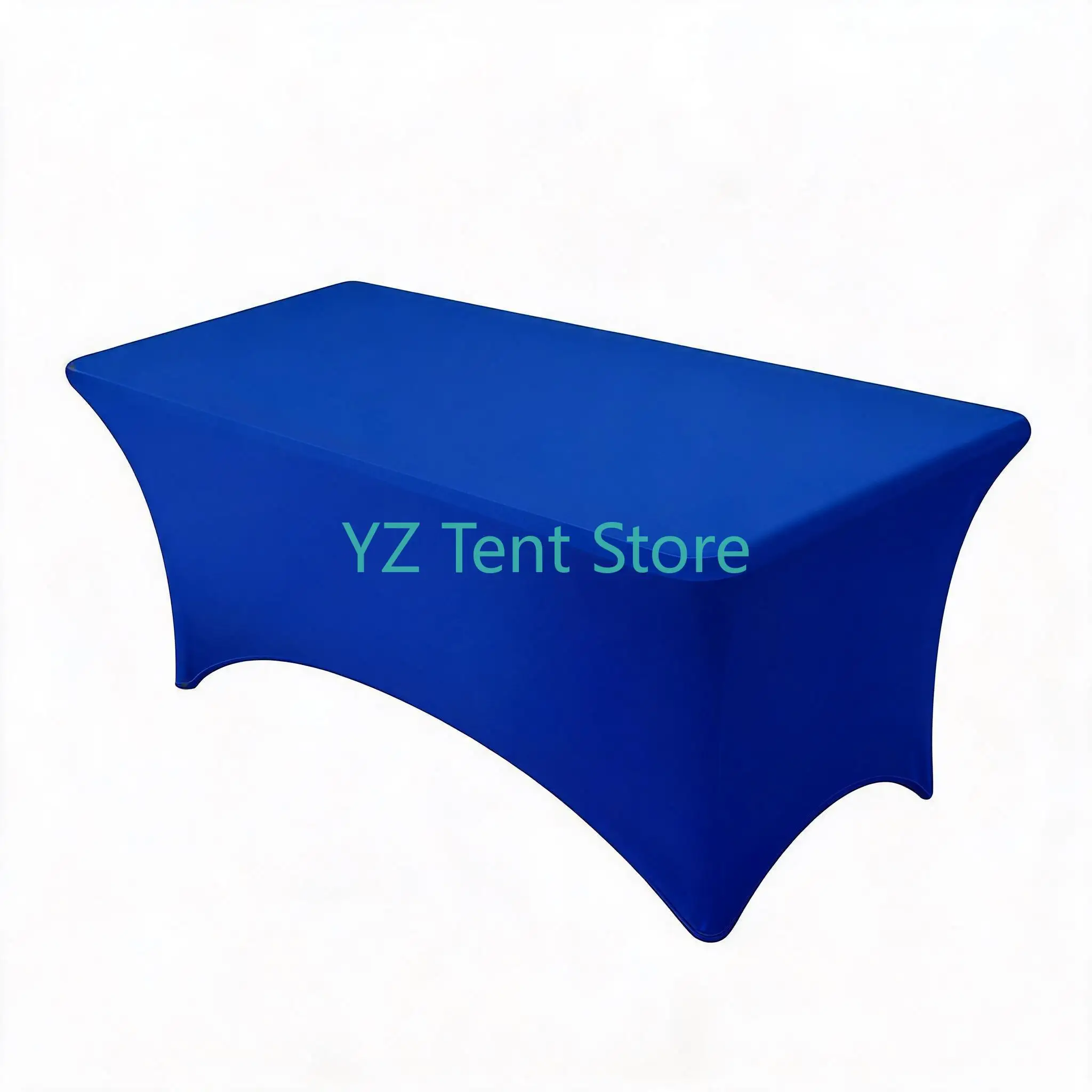 Exhibition Royal Blue Spandex Tablecloths for 6ft Rectangle Tables