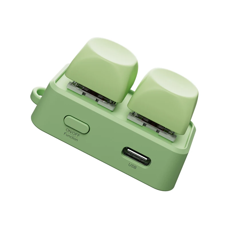 HANLINYUE Free2 Mini Teclado Bluetooth con Función de Pasar Páginas, Compatible con el Sistema Android, Lector de Libros Electrónicos, Pasador de Páginas Bluetooth, No Compatible con K