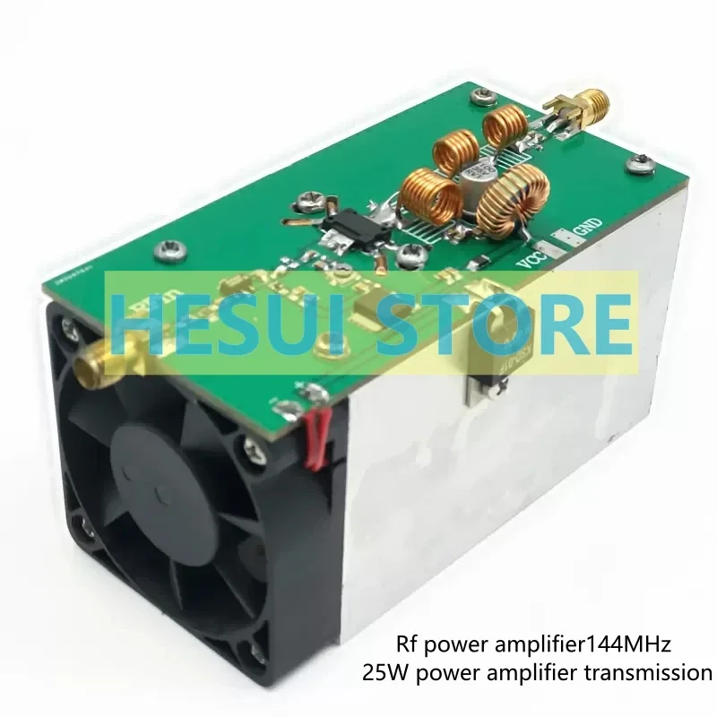 

135MHz-175MHz 25W 144MHz module VHF Ultra Shortwave RF power amplifier Module Wireless image transmission amplifier Module