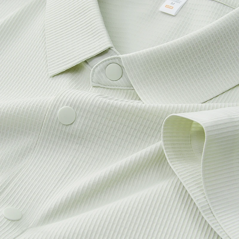 Men's Breathable Short Sleeve Shirt Seamless Stretch Quick Dry Moisture Wicking Antibacterial Business Casual Solid Tops