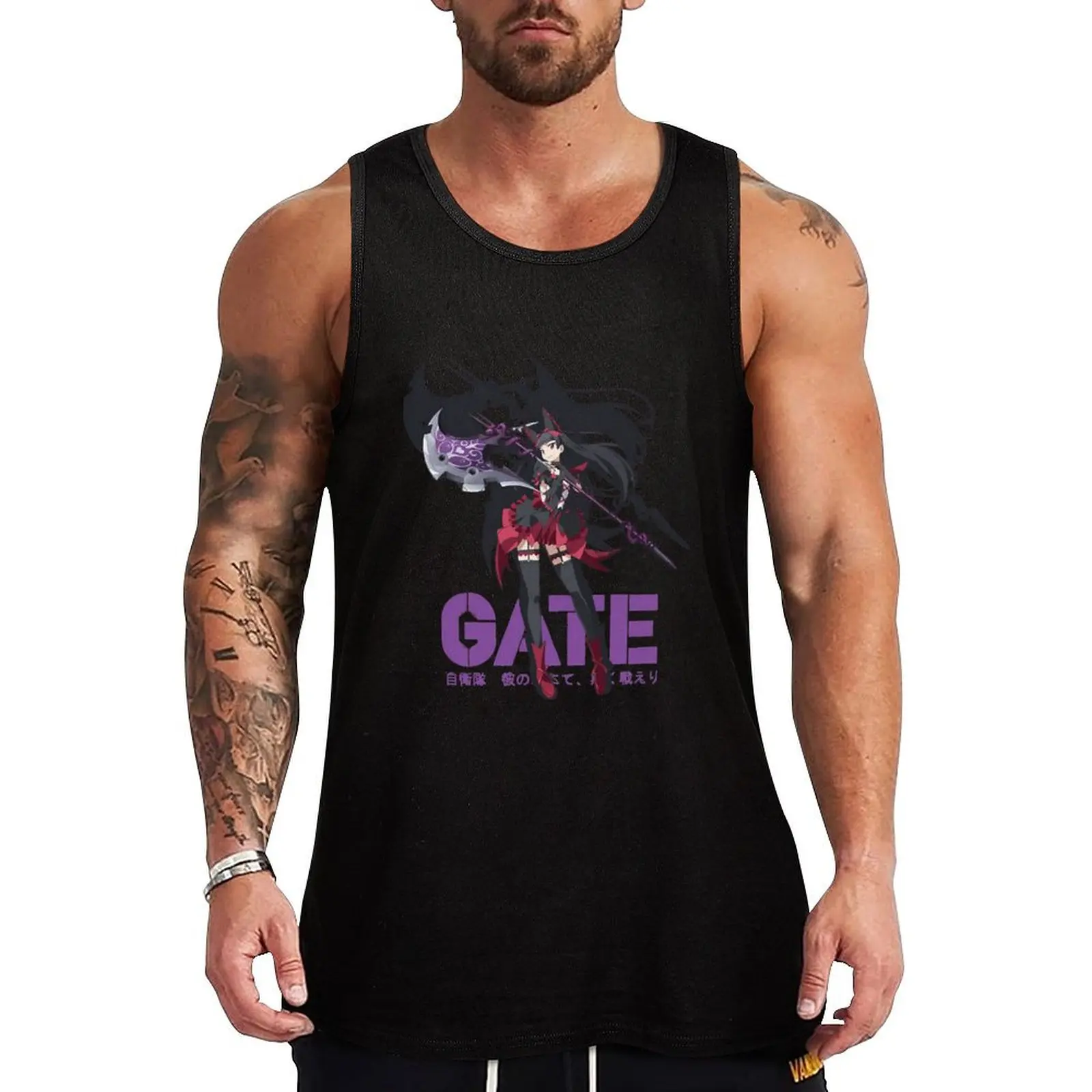 

Rory Mercury (Gate Anime) Tank Top mens gym clothes Gym t-shirt man gym wear men Men's vest