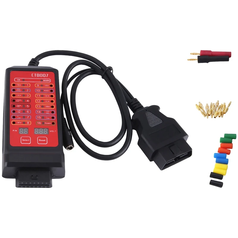 

1 PCS 16Pin Junction Box Fault Diagnosis Instrument Universal Jumper Box Circuit Tester Plastic Tester Box Diagnostic Tool