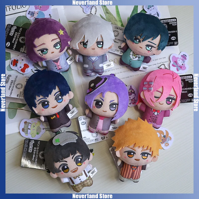 Muñeco de peluche con cerradura azul de 10cm, Mini llavero de muñeca de Anime Isagi Hyoma Rin Sae, colgante para mochila, decoración, regalo para niños y niñas