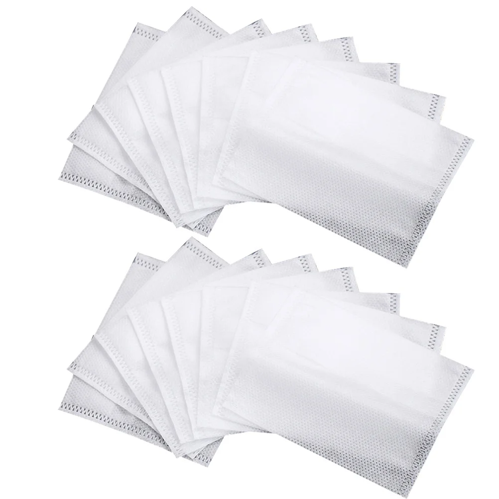 

100pcs Disposable Tea Filter Bags Heat Resistant Coffee Strainer Bags For Loose Tea Herbs Packaging Eco Friendly White