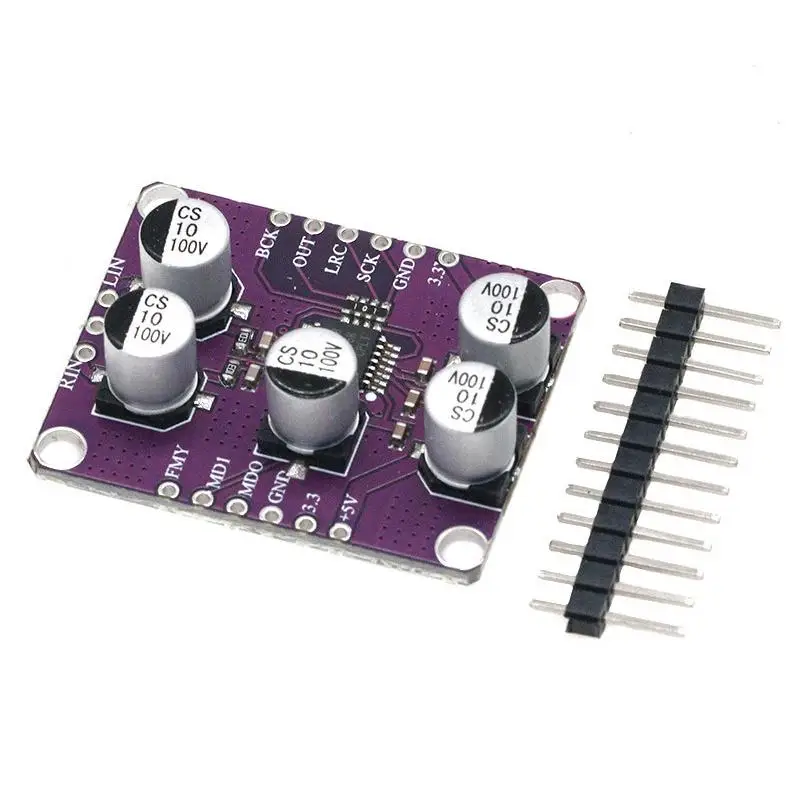 トリプル/ダブル/シングル PCM1808 デコーダ、24 ビット シングルエンド アナログ入力、105dB SNR オーディオ ステレオ ADC モジュール