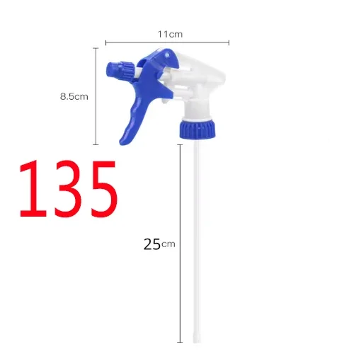 2025 500ml 16OZ empty white pe Sprayer platic stream bottle with trigger adjustable nozzle 2025 300ml