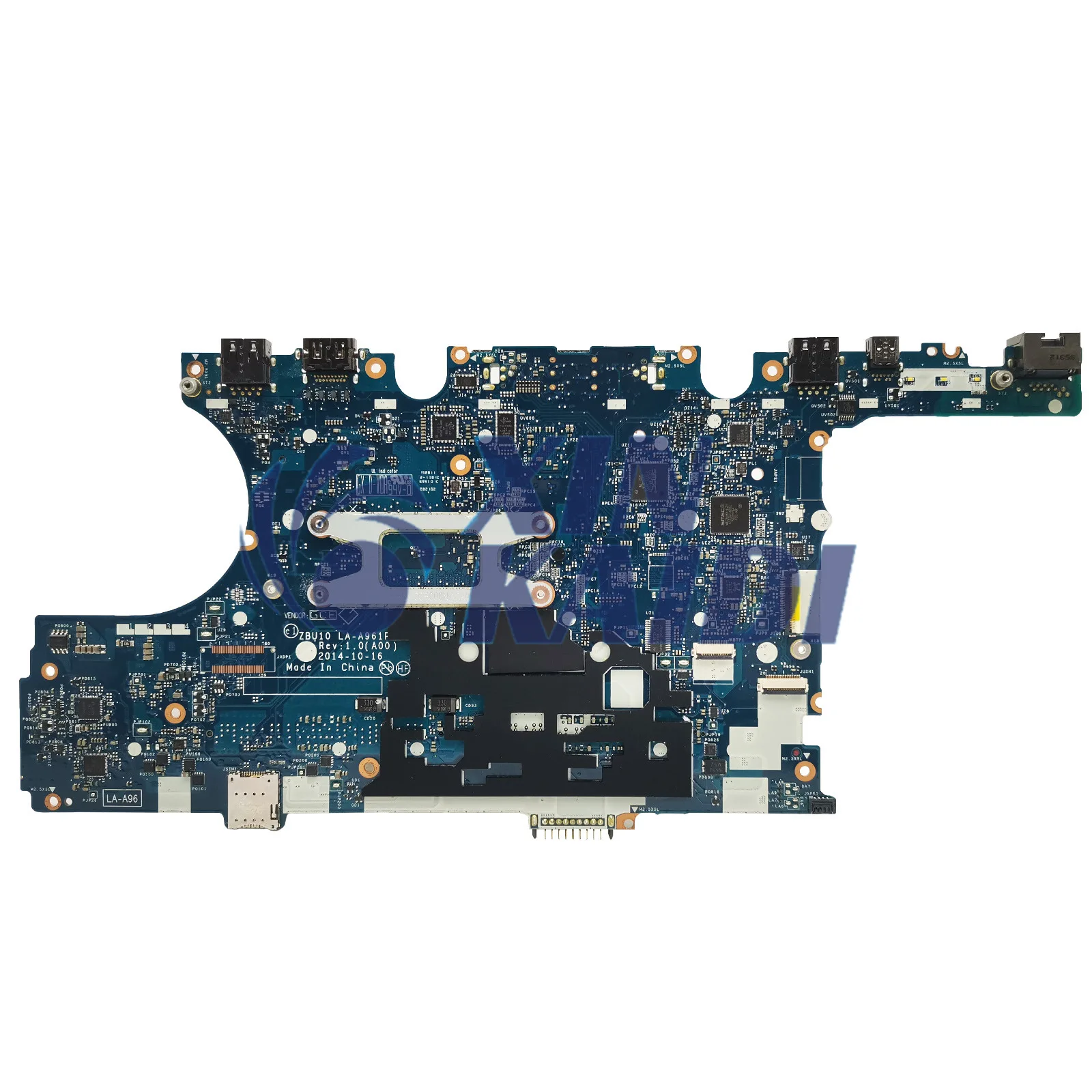 Laptop Motherboard For DELL Latitude E7450 CN-0R1VJD 0RIVJD ZBU10 LA-A961P Mainboard With CPU I5-5300U Systemboard