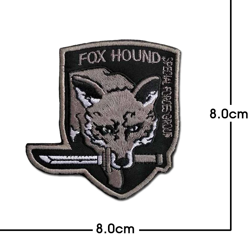 Tiger fox monkey dragon animal embroidery Tactical Patch Hook and Loop morale chapter military outdoor armband DIY backpack