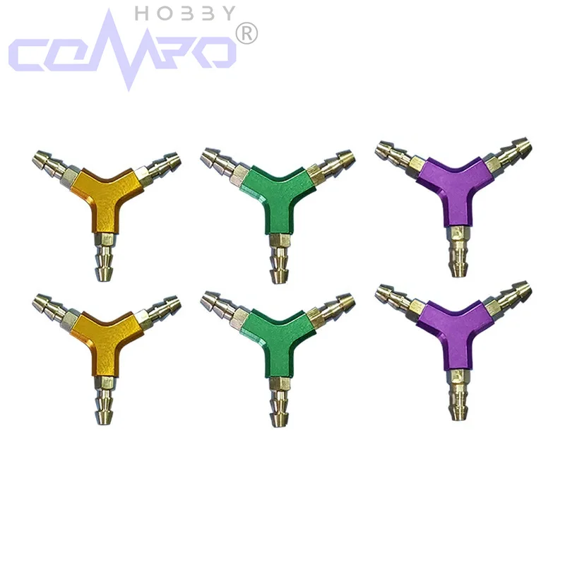 

1 Pc Metal Fuel Pipe Y-Joiner Gas Methanol Fuel Joiner Gasoline Glow Fuel Line Filter Filling Nozzle for RC Tank Accessory