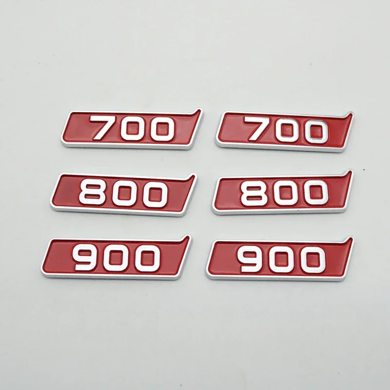 2pcs Fender Number BITURBO 700 800 900 Emblems Badges Sticker For G900 G800 G700