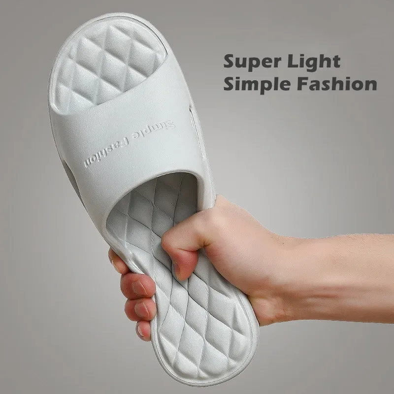 Big Size 48 49 Men Slippers EVA Soft Sole Women Home Slipper Summer Beach Sandals Couples Casual Flip Flop Shoes Bathroom Slides