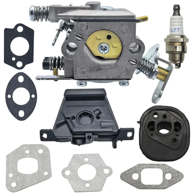 

Replacement parts for spark plugs with gaskets, suitable for 350 351, 370, 371, 420, carburetor intake manifold chainsaw