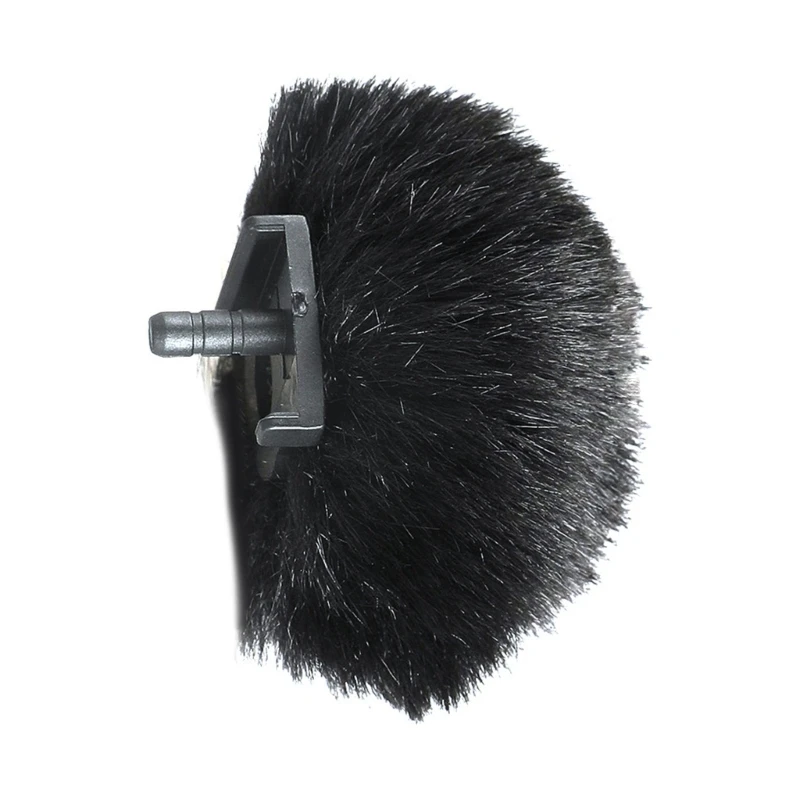 Indoor Outdoor Microphone Windscreen WindShield, Furry Wind Muff for Lapel