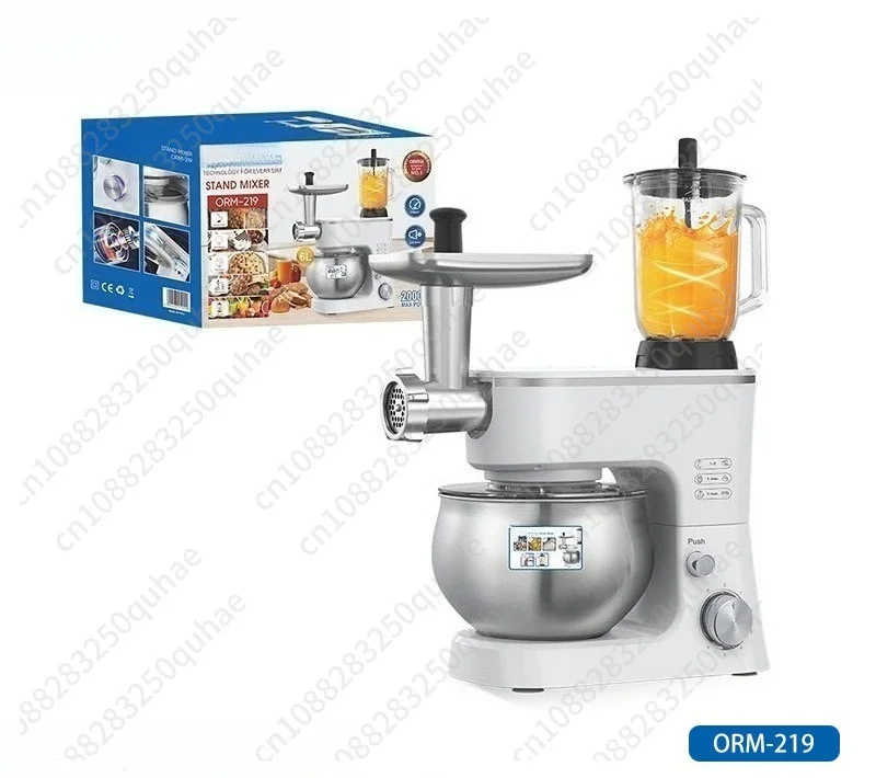 Household small multi-functional dough mixer desktop automatic juicing and meat grinder