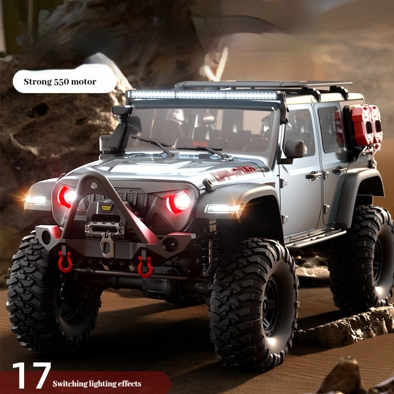 Новый HuangboWrangler полномасштабный радиоуправляемый пульт дистанционного управления внедорожный альпинистский автомобиль модель электромобиля имитация детская игрушка