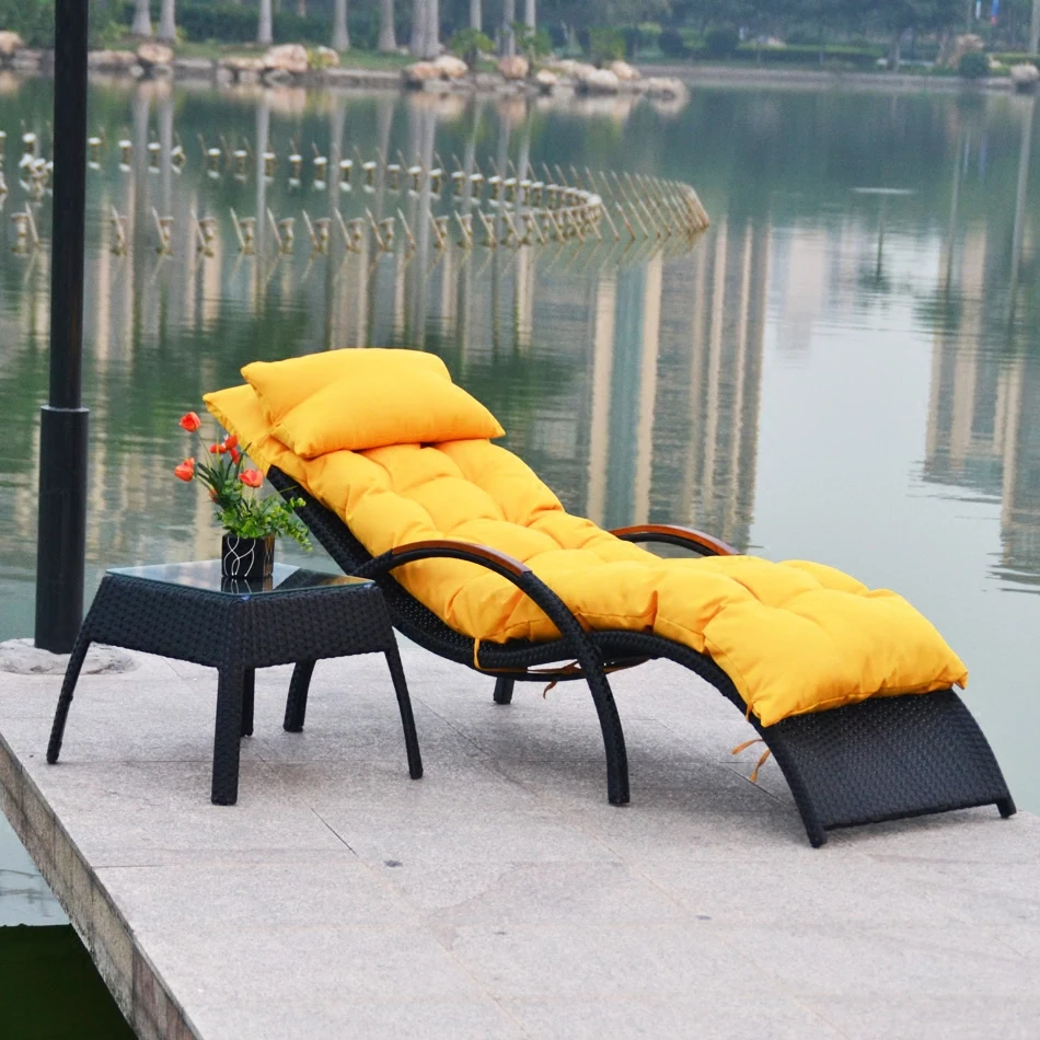 

Outdoor Loungers Pool Villa Rattan Beach Chairs Outdoor Rattan Chairs
