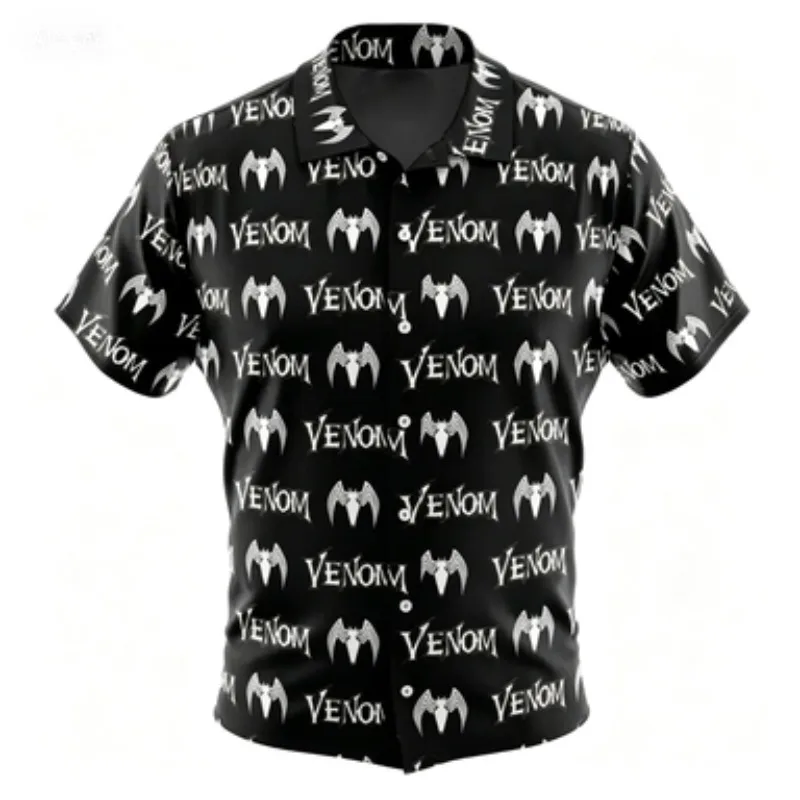 Men's Hawaiian 3D Print Short Sleeved Shirt for Summer