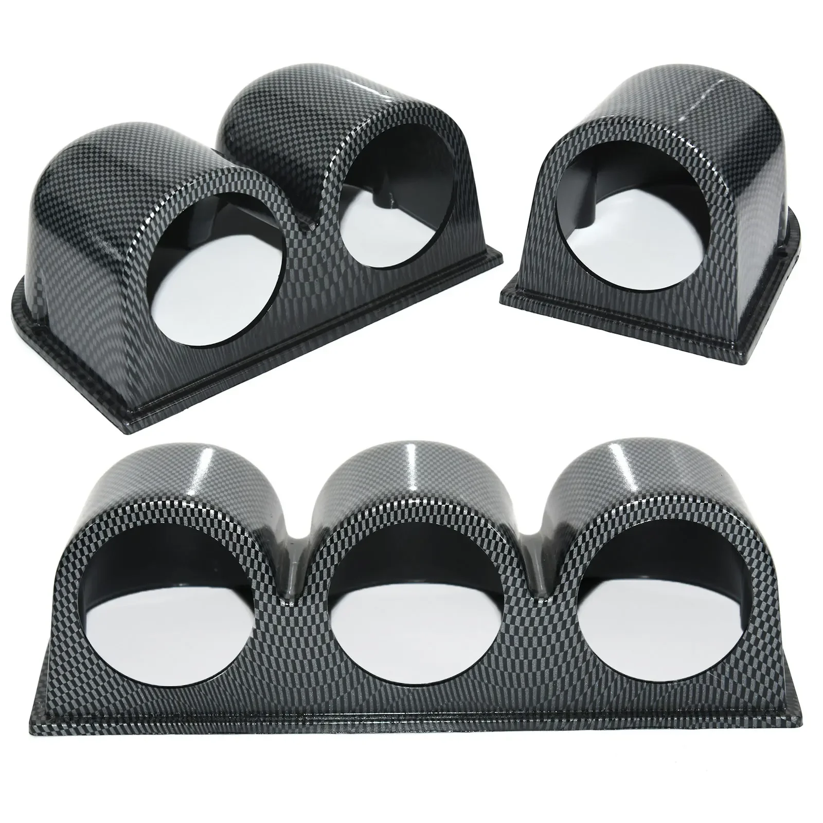 52mm/60/85mm Car Meters Holder Black Single Gauge Pod Double Triple Car Meters Left Right Drive Bracket for Universal Auto Meter