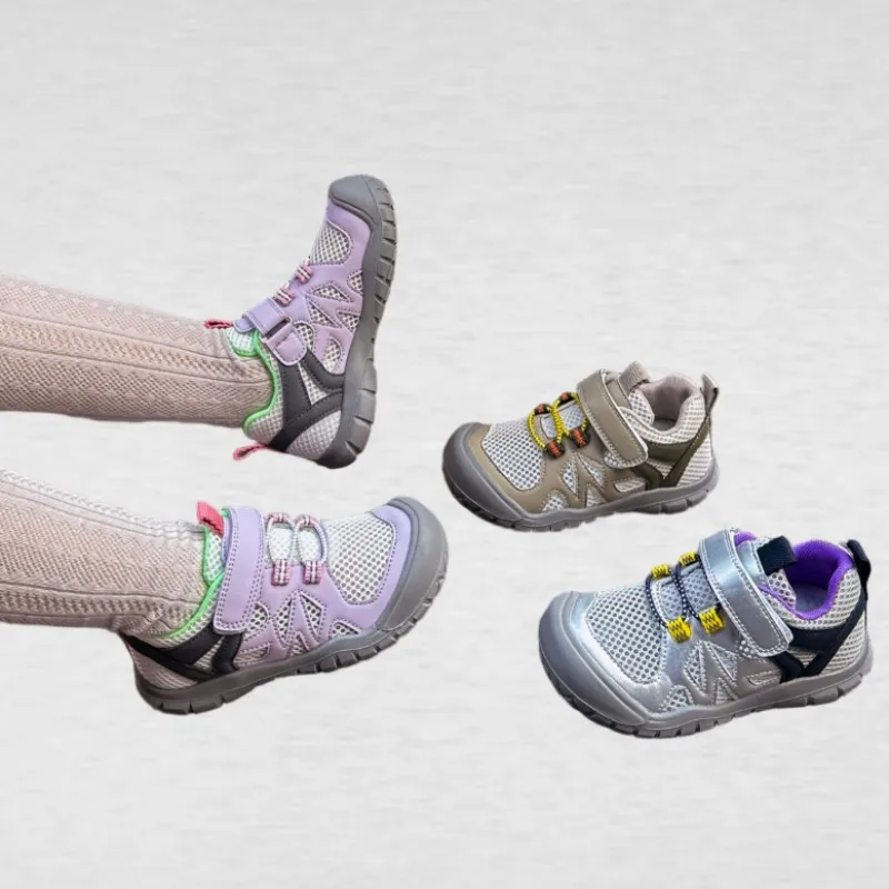 

Fashionable Girls' Sports shoes Spring Autumn New Boy Outdoor soft soled Mesh Surface lightweight Running Leisure shoes 26-37