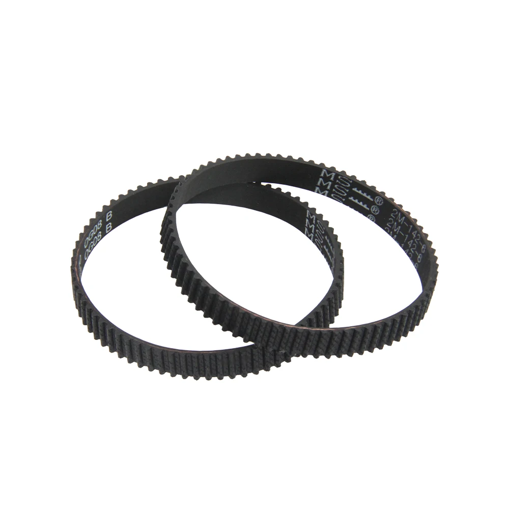 TASP 2pcs Vaccum Cleaner Timing Drive Belt 2M-142-6 Perimeter 142mm Width 6mm Teeth 71 Synchronous Conveyor Household Spare Part