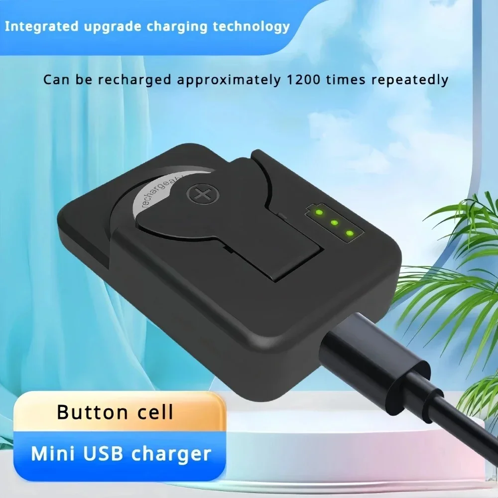 Portable Button Battery Charger Universal For LIR1025 LIR1220 LIR1254 LIR1620 LIR1632 LIR2016 LIR2025 LIR2032 LIR2430 LIR2450