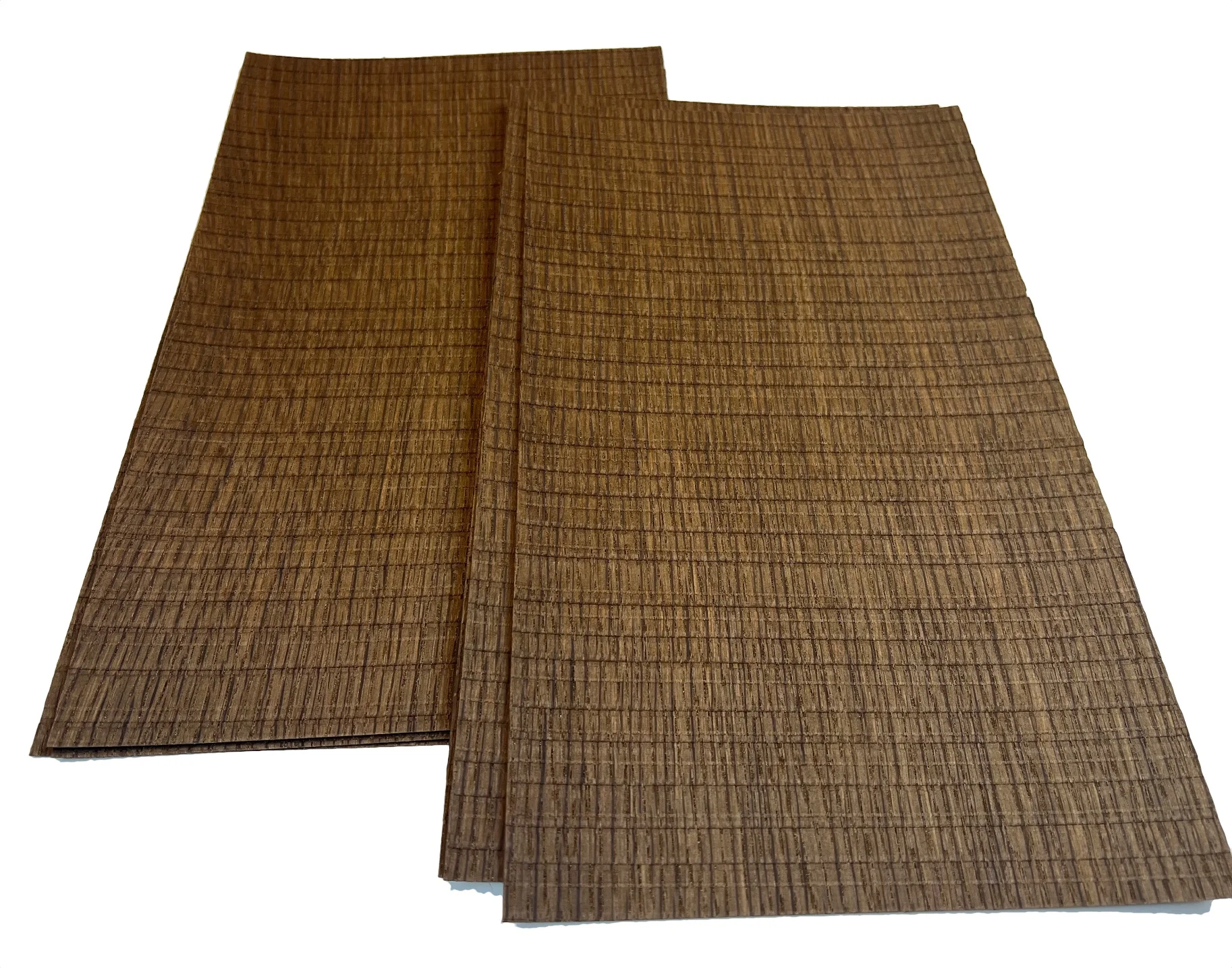 6pcs/lot 300x180mm thickness: 0.5mm Natural Serrated Smoked Oak Wood Veneer Slices DIY Inlay Marquetry Veneer