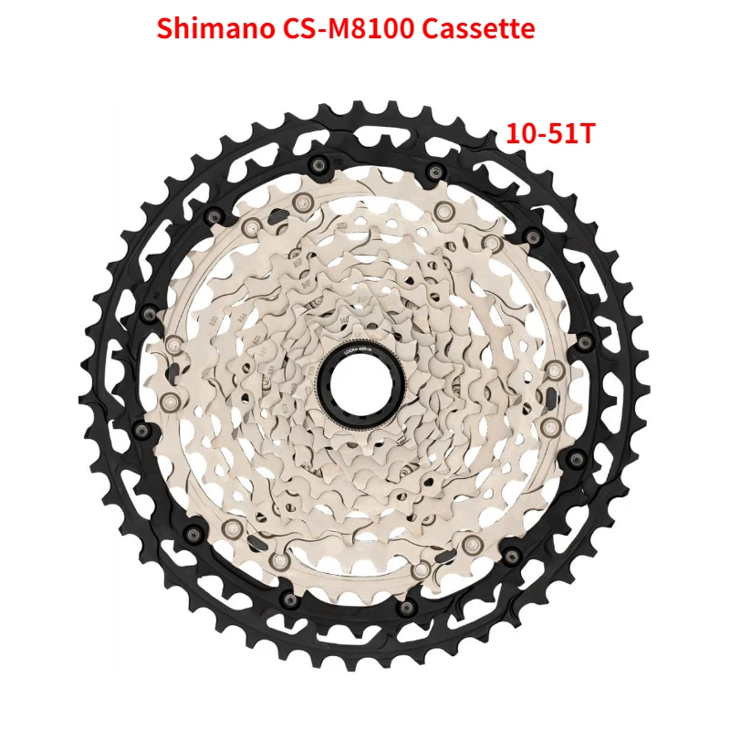 SHIMANO DEORE XT CS M8100 Cassette Sprocke M8100 Freewheel Cogs Mountain Bike MTB 12-Speed 10-45T 10-51T M8100 Cassette Sprocket