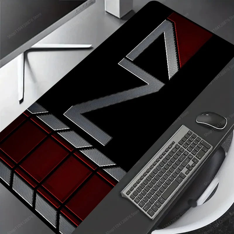 Mass Effect N7 Mousepad Gaming Mouse pad Gamer Pc Accessories Deskmat Keyboard Mat Desk Protector Mause Pads