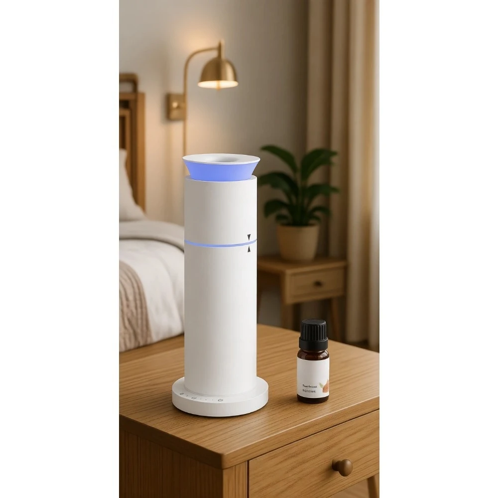 

Портативный безводный диффузор для эфирных масел для дома, спа-салона, офиса с 3 режимами таймера и настройками распыления