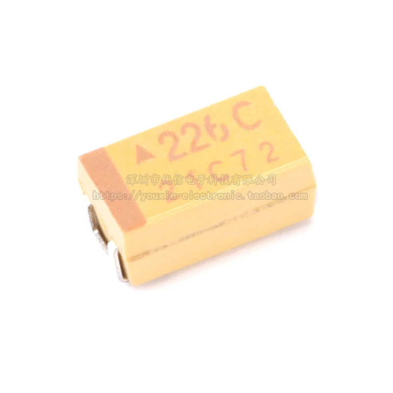 50Pieces/CASE-C-6032 SMD Tantalum Capacitor Type C 16V 22UF ±10% Code (226C) Passive Component TAJC226K016RNJ