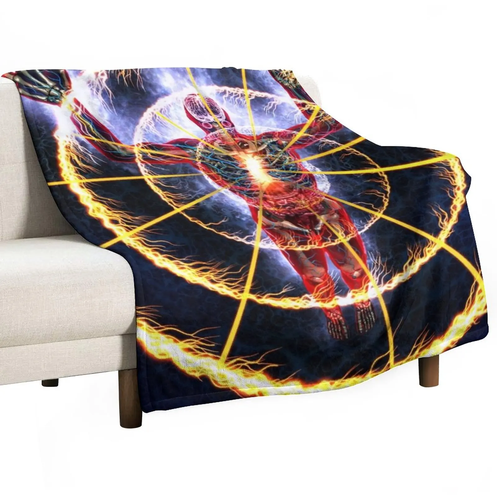 

alex grey cosmic aura circle 2020 design garpu Throw Blanket For Sofa Thin blankets and throws