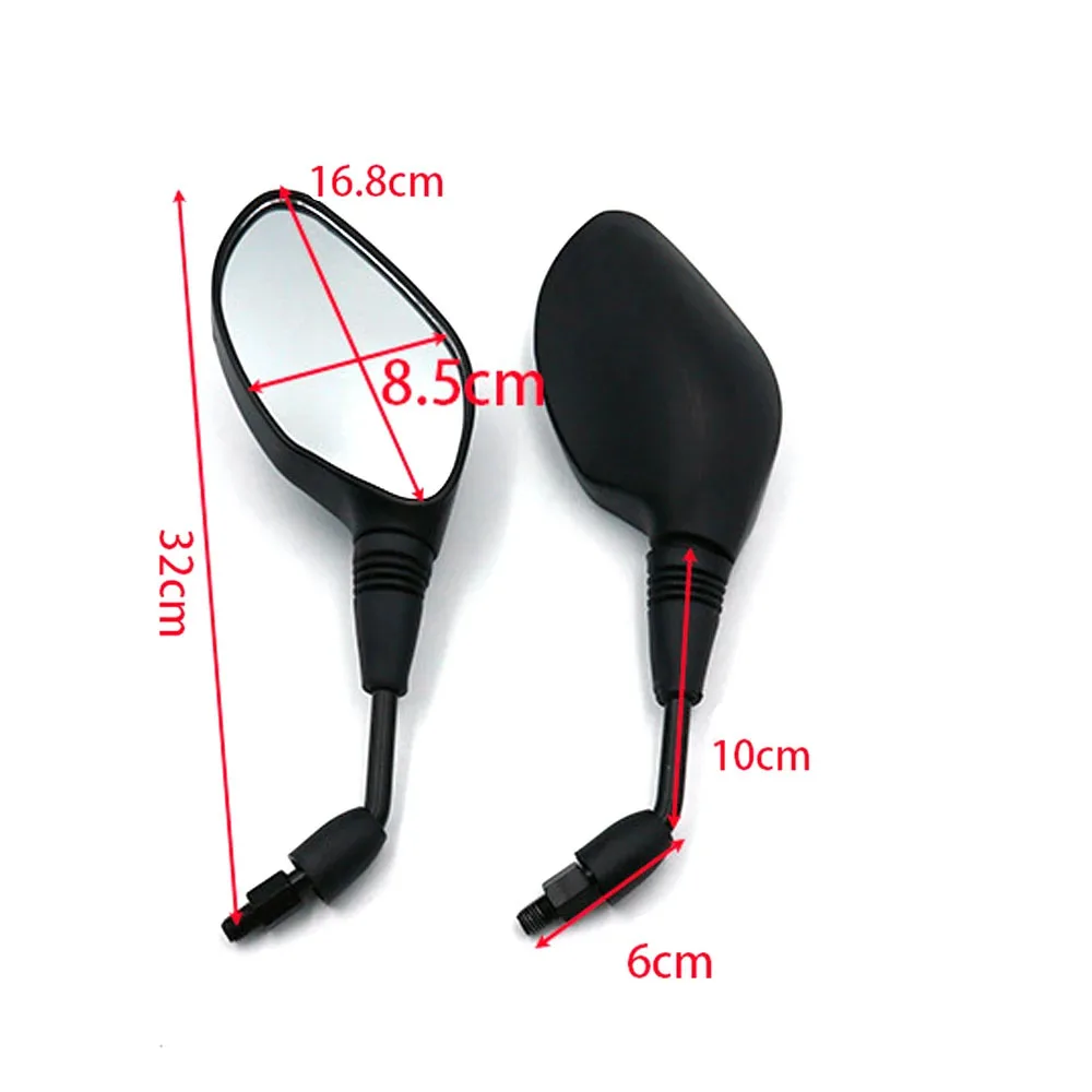 Universal Motorcycle Rear View Rearview Mirrors 10mm Scooter Side Mirrors FOR Kymco agility city 125 Superdink 125 Yamaha Aerox