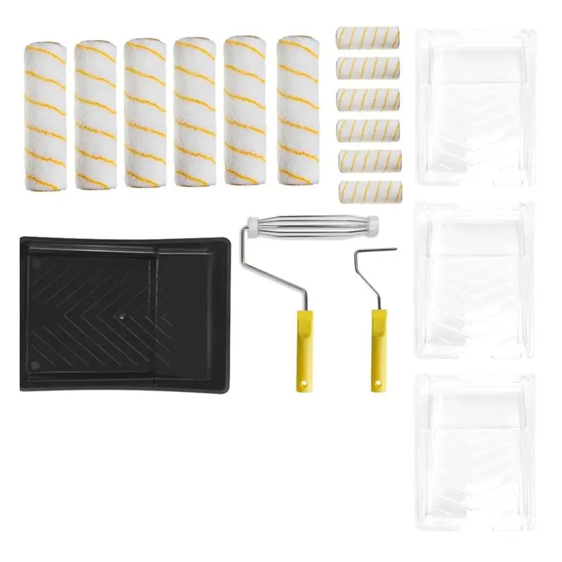 abkp-house-painting-supplies-paint-roller-kit-paint-rollers-brushes-paint-tray-high-absorbency-washable-reusable