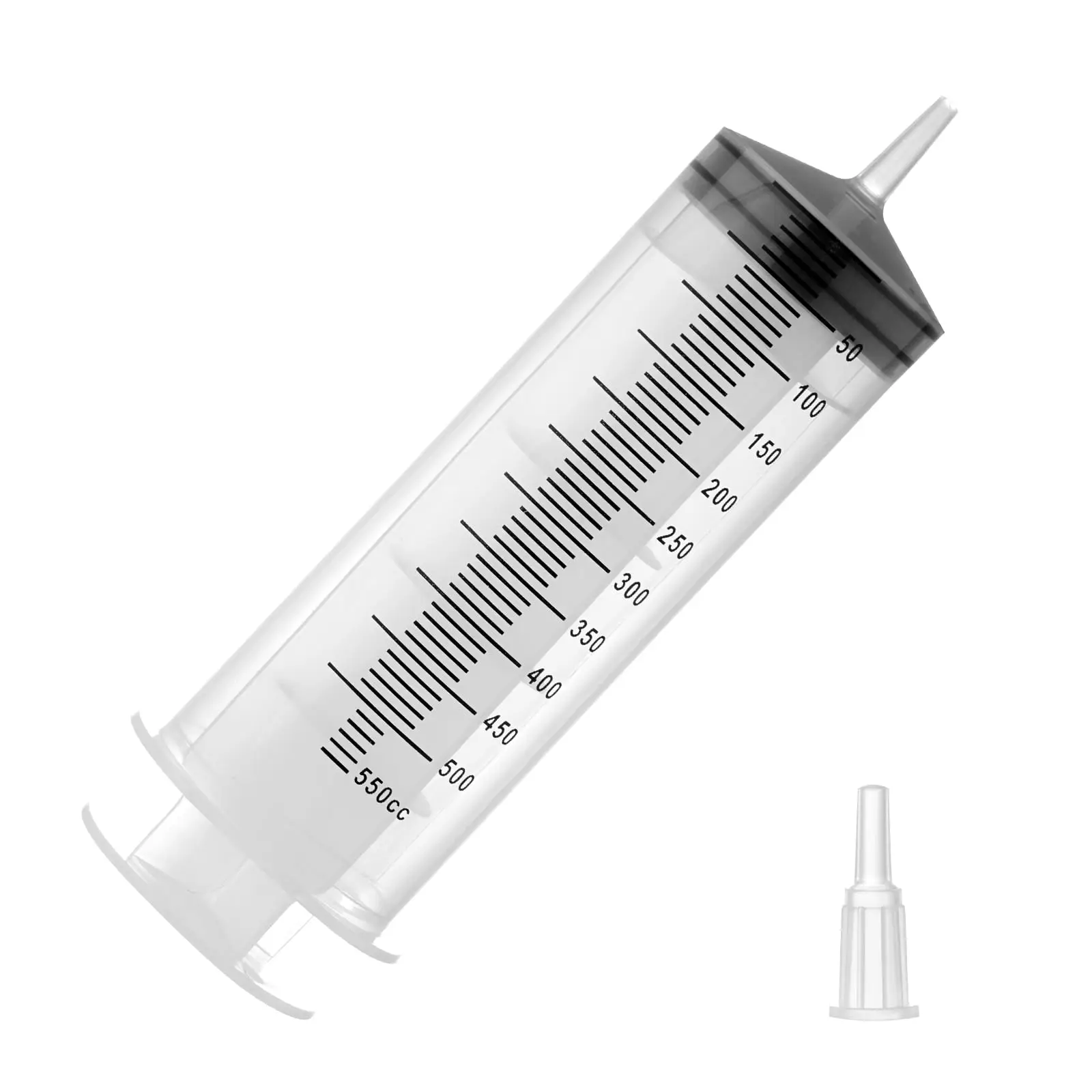 Large Capacity Industrial Plastic Dispensing Syringe Large Syringe Pumping Oil Needle Tube Feeding Enema Glue Dispenser 60/500ml