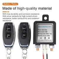 12 V Car Battery Relay Wireless Remote Battery Disconnect Switch Battery Switch Isolator Power Cut Master Switch