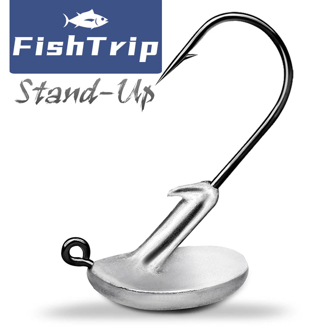 FishTrip Stand-Up Jig Head Tumbler Soft Lure Jig Head Hooks for Walleyes, Saugers, Perch, Bass and Pike