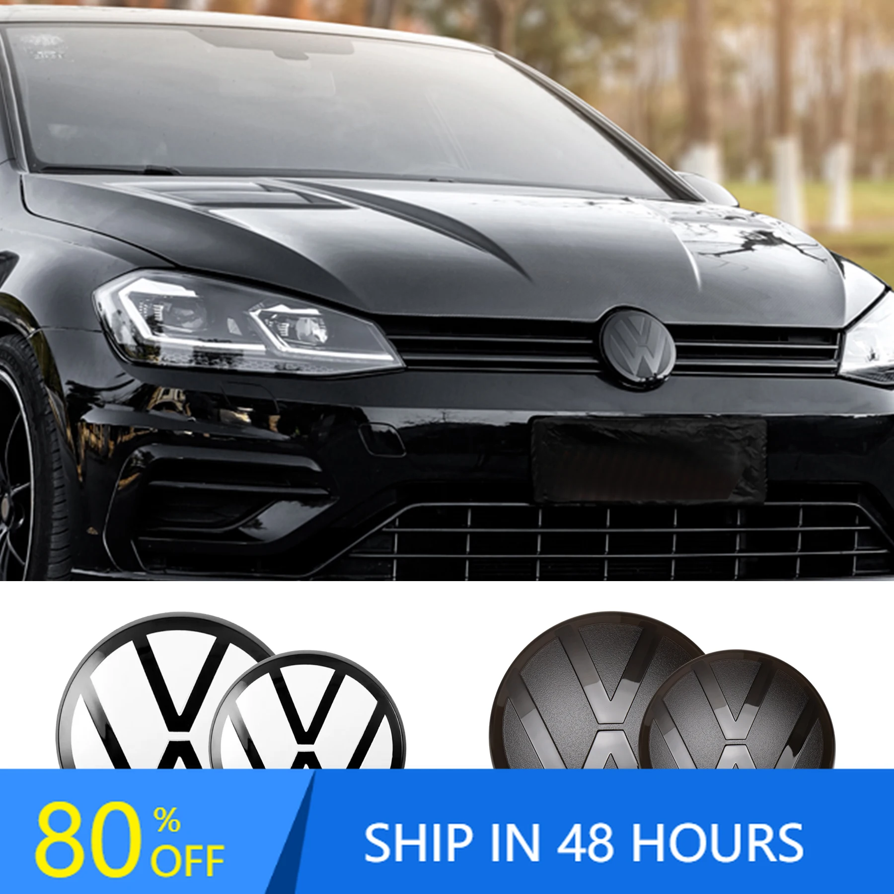 

Наклейка-эмблема для тюнинга автомобилей VOLKSWAGEN, декоративная накладка на передний и задний значок для Volkswagen VW B8 Passat 2017 2018 2019