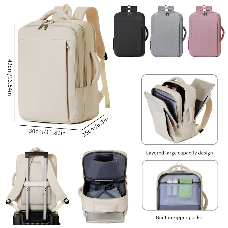 

Luggage for men and women, Ryanair 42x30x16, travel backpack, business laptop bag, carry-on schoolbag