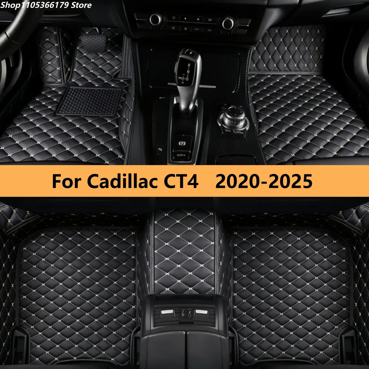 

Custom Car Floor Mats For Cadillac CT4 2020 2021 2022 2023 2024 2025 Custom Auto Interior Accessories Carpets Covers