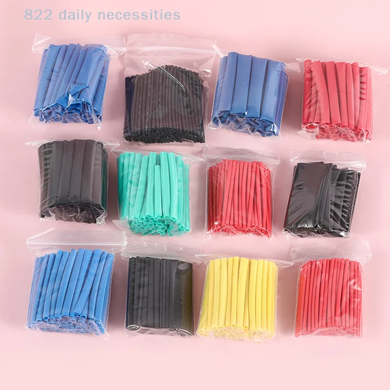 328PCS Polyolefin Insulation Heat Shrink Tubing Tube Sleeve Wrap Wire Assortment Shrinkable Tube Wrap Wire Cable Sleeves Set Hot