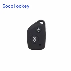 Cocolockey Chiave Dell'automobile Del Silicone di Caso Della Copertura per Peugeot 106 205 206 306 405 406 per Citroen Berlingo Xsara Picasso Saxo 2 pulsante