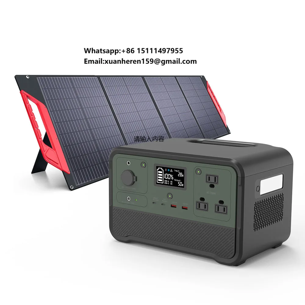 

500/700/1000/1500/3000/5000W Solar Generator Portable Power Station Lifepo4 with Solar Panel for Home Energy Storage and Camping