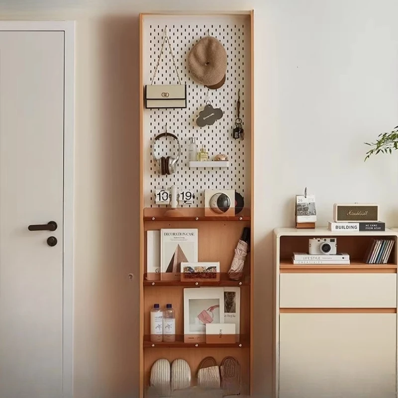 

hole board ultra-thin cabinet shelf porch against the wall sofa narrow side cabinet